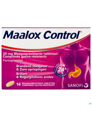 Maalox control 20 mg comp gastro resist 14