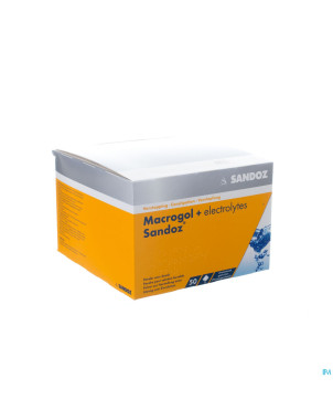Macrogol + electr sandoz pulv gout citron 50x13,7g