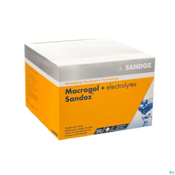 Macrogol + electr sandoz pulv gout citron 50x13,7g