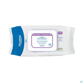 Mustela bb lingettes n/parf dermo apaisantes 70