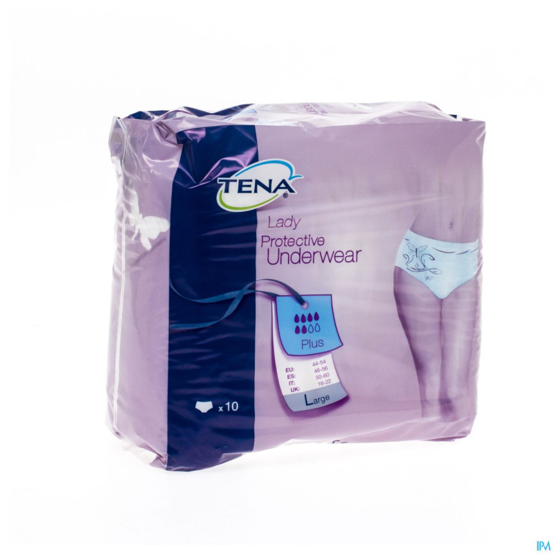 Tena protective underwear women plus l   10 797300