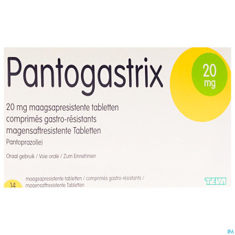 Pantogastrix teva 20mg comp gastro resist 14x20mg