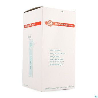 Noba abaisse-langue bois ster    100 5150122