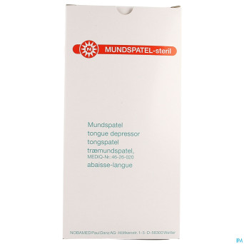 Noba abaisse-langue bois ster    100 5150122