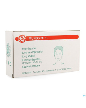 Noba abaisse-langue bois n/st    100 5150125