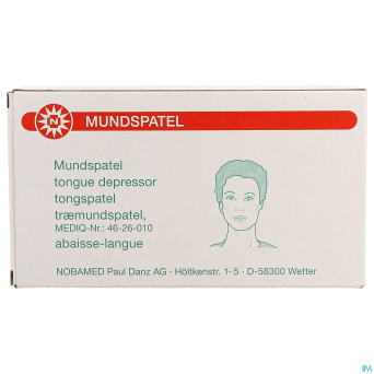 Noba abaisse-langue bois n/st    100 5150125