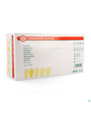 Noba gants vinyl sans poudre  s 100 5700572