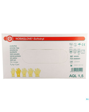 Noba gants vinyl sans poudre  s 100 5700572