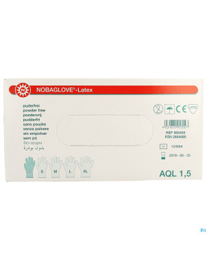 Noba gants latex sans poudre xs 100 5700638