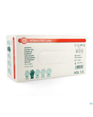 Noba gants latex sans poudre  s 100 5700640