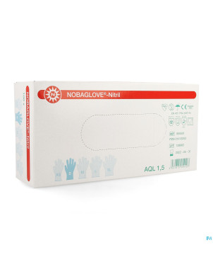 Noba gants nitril s/latex bleu  s 100 5701019