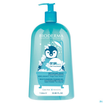Bioderma abcderm gel moussant    1l