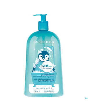 Bioderma abcderm gel moussant    1l