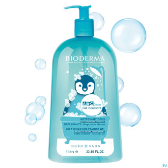Bioderma abcderm gel moussant    1l