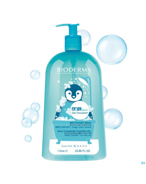 Bioderma abcderm gel moussant    1l