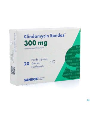 Clindamycin sandoz    caps dur 20x300mg