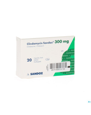 Clindamycin sandoz    caps dur 20x300mg