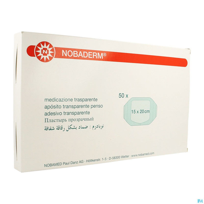 Noba nobaderm pans transp    15cmx20cm 50 9170062