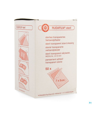 Noba rudafilm sterile transp   7cmx 5cm 50 9280321