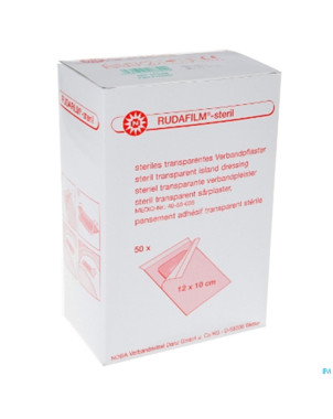 Noba rudafilm sterile transp  12cmx10cm 50 9280323