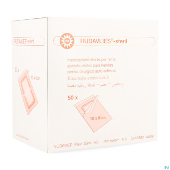 Noba rudavlies pans sterile    8cmx10cm 50 9280455