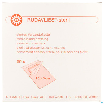 Noba rudavlies pans sterile    8cmx10cm 50 9280455