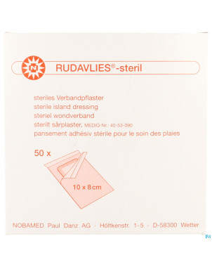 Noba rudavlies pans sterile    8cmx10cm 50 9280455