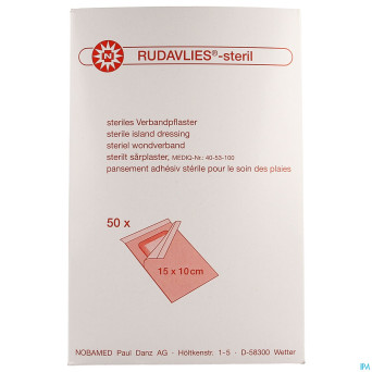 Noba rudavlies pans sterile   10cmx10cm 50 9280456