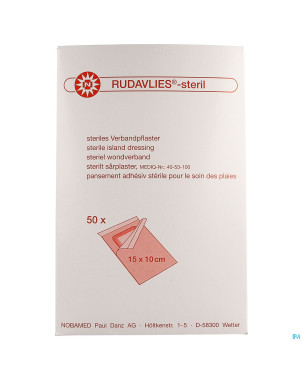 Noba rudavlies pans sterile   10cmx10cm 50 9280456