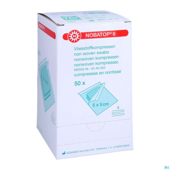 Nobatop 8 n/woven ster/2   5,0cmx 5,0cm 60 9300108