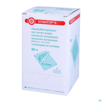 Nobatop 8 n/woven ster/2   5,0cmx 5,0cm 60 9300108