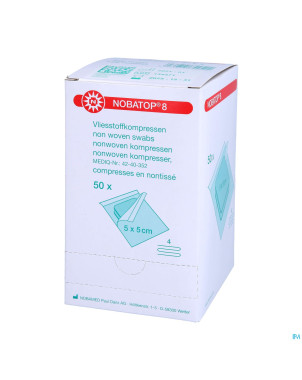 Nobatop 8 n/woven ster/2   5,0cmx 5,0cm 60 9300108