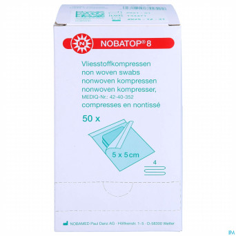 Nobatop 8 n/woven ster/2   5,0cmx 5,0cm 60 9300108