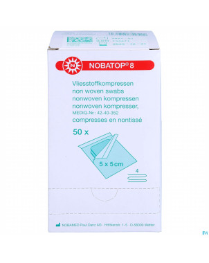 Nobatop 8 n/woven ster/2   5,0cmx 5,0cm 60 9300108