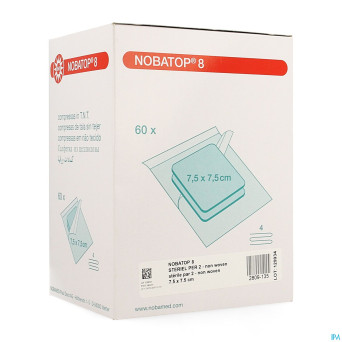 Nobatop 8 n/woven ster/2   7,5cmx 7,5cm 60 9300109