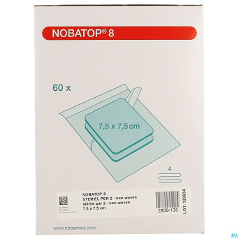 Nobatop 8 n/woven ster/2   7,5cmx 7,5cm 60 9300109