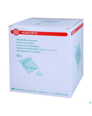 Nobatop 8 n/woven ster/2  10,0cmx10,0cm 60 9300110