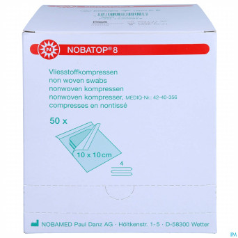 Nobatop 8 n/woven ster/2  10,0cmx10,0cm 60 9300110