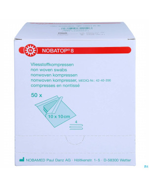 Nobatop 8 n/woven ster/2  10,0cmx10,0cm 60 9300110