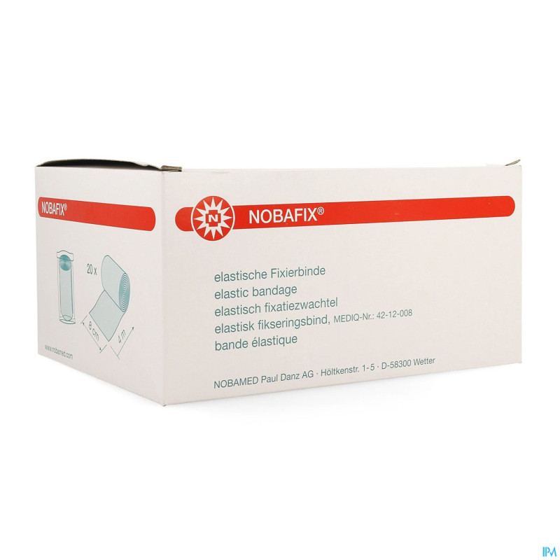 Nobafix cambric elast  8cmx4m indiv. 20 9500330