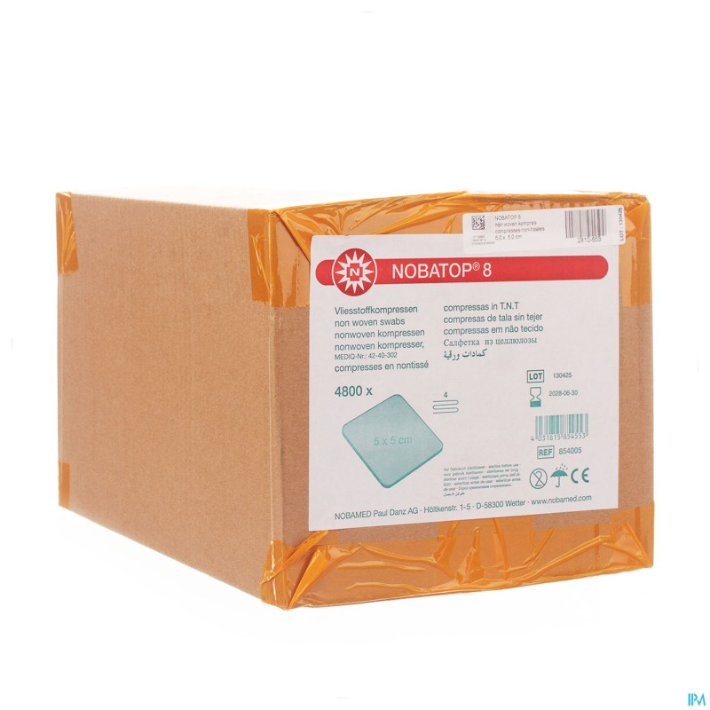 Nobatop cp n/tisse    5,0cmx 5,0cm 4800 9300101