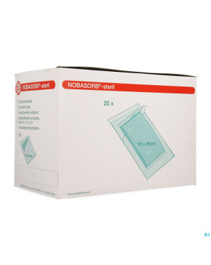 Noba cp absorbant sterile    10cmx20cm 25 9350961