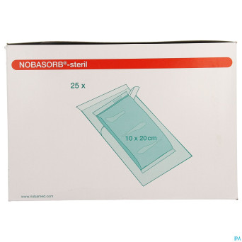 Noba cp absorbant sterile    10cmx20cm 25 9350961