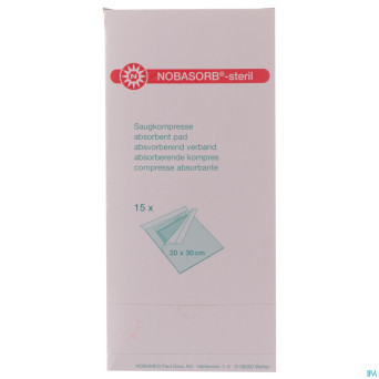 Noba cp absorbant sterile    20cmx30cm 15 9350965