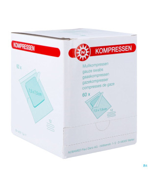 Noba cp sterile 12pl    7,5cmx 7,5cm 60 9320191