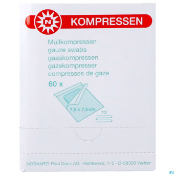 Noba cp sterile 12pl    7,5cmx 7,5cm 60 9320191