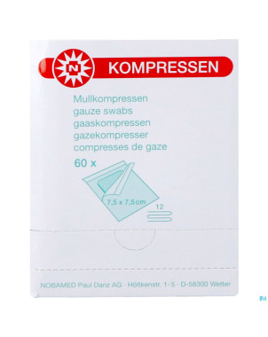 Noba cp sterile 12pl    7,5cmx 7,5cm 60 9320191