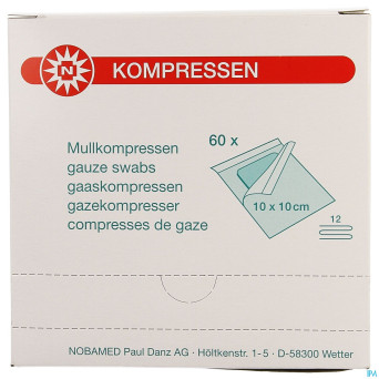 Noba cp sterile 12pl    10,0cmx10,0cm 60 9320192
