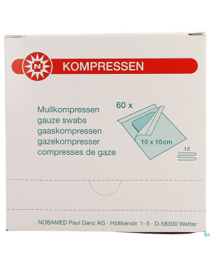 Noba cp sterile 12pl    10,0cmx10,0cm 60 9320192