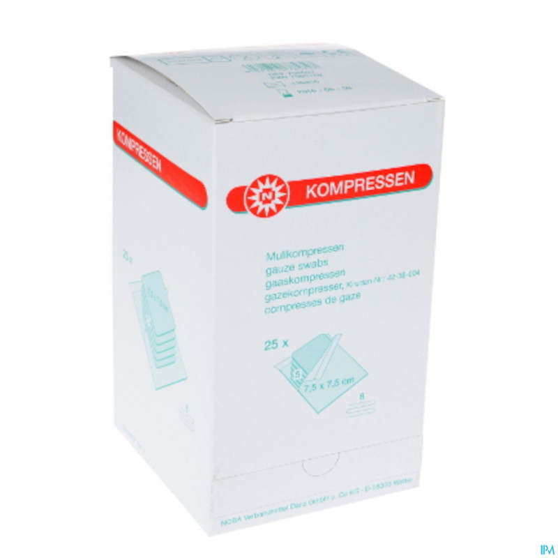 Noba cp sterile 5/8pl    7,5cmx 7,5cm 25 9320194